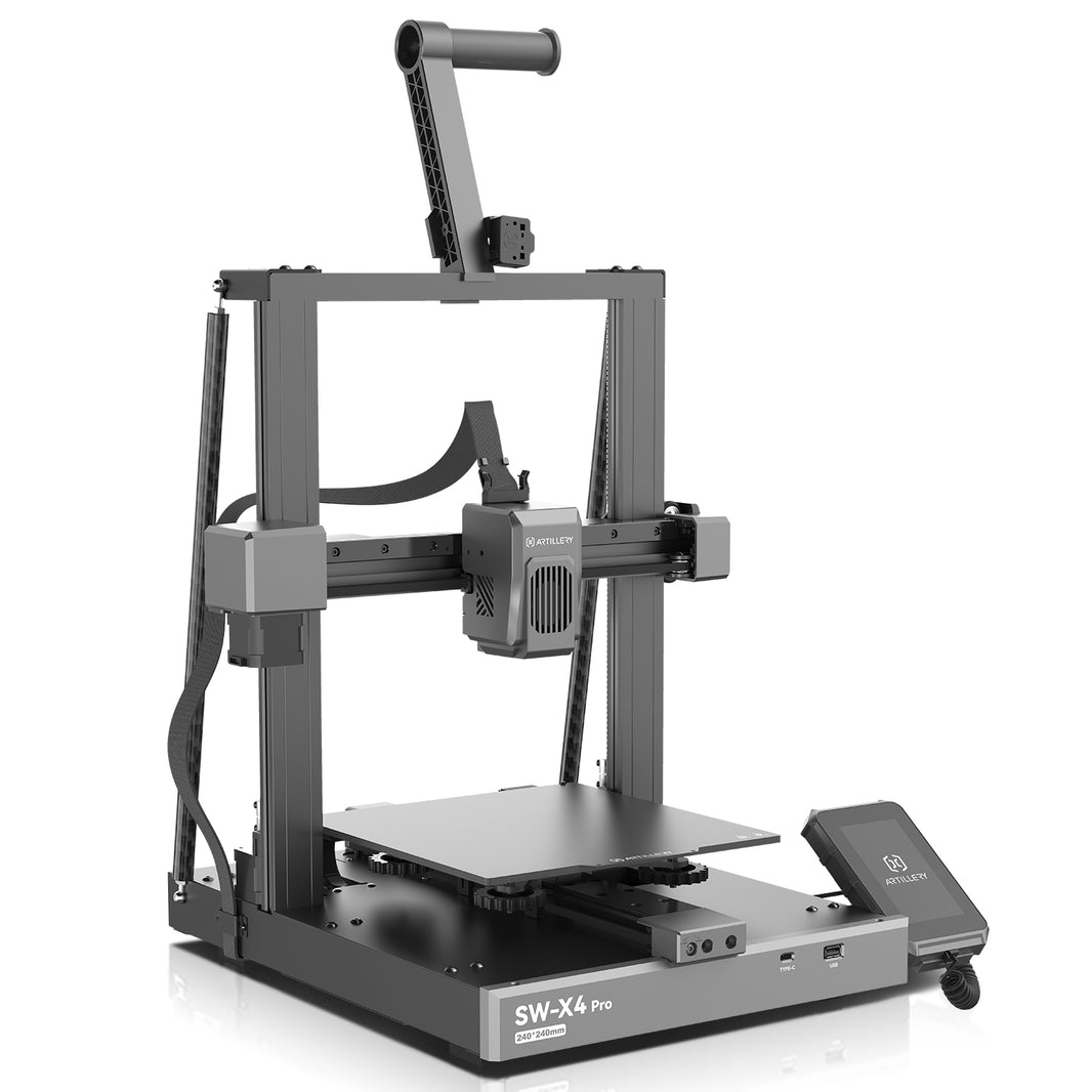 Impressora 3D Artillery Sidewinder X4 Plus S1 Preta - Impressora FDM - Sem Selo