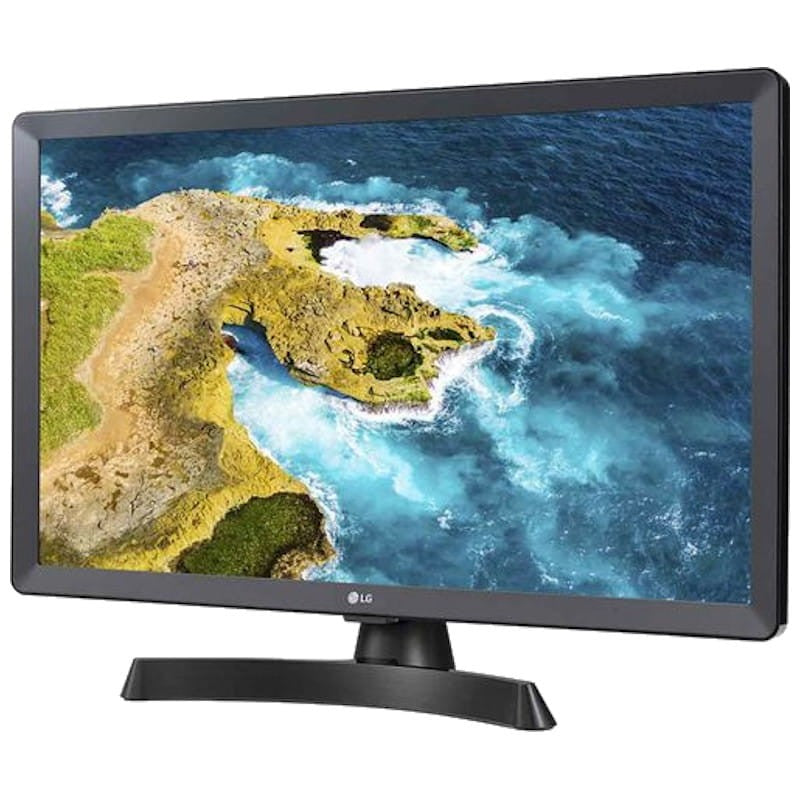 LG 24TQ510S-PZ 23.6" HD Smart TV com Wi-Fi – Preto / Cinzento