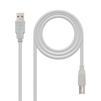 Nanocable - Cable USB 2.0 Impresora 3M Beige