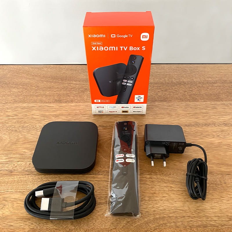 Xiaomi Mi TV Box S 2nd Gen UltraHD 4K 8GB WiFi Negro - Android TV