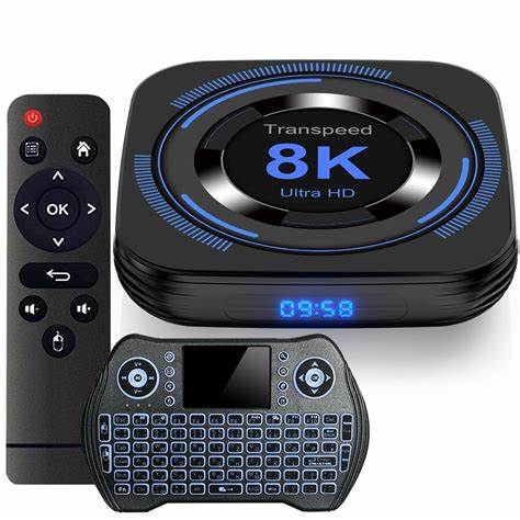 Transspeed 8K H618 2GB/16GB Dual Wifi Android 12 Preto – Android TV