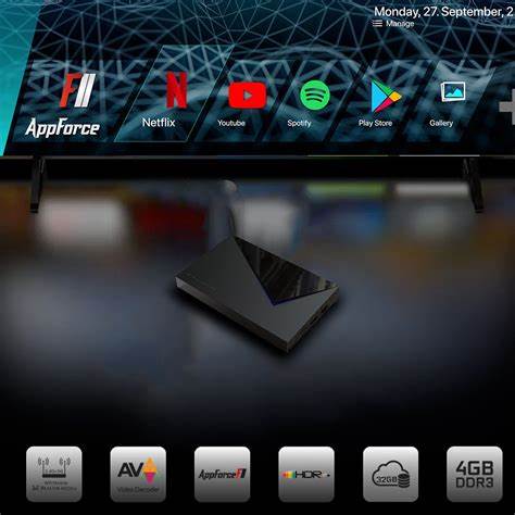Gloriaforce RTX Quattro 4K UHD Android 11 IPTV-Box 4GB RAM Dual-WiFi + LAN NEU