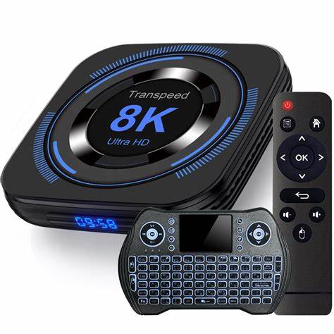 Transspeed 8K H618 2GB/16GB Dual Wifi Android 12 Preto – Android TV
