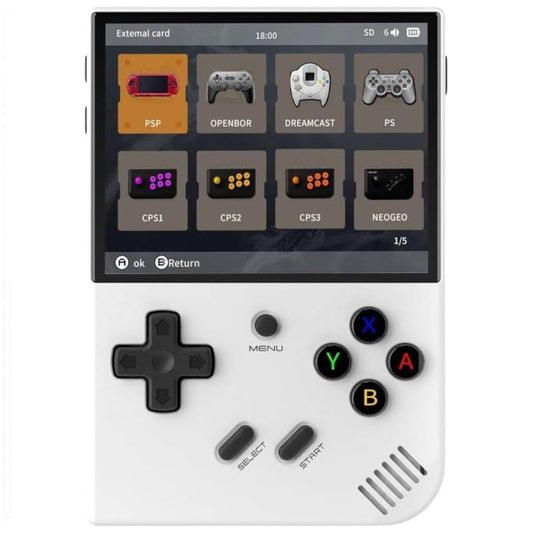 Anbernic RG35XX Plus 64GB Branco – Consola Retro Portátil com WiFi, Bluetooth e HDMI