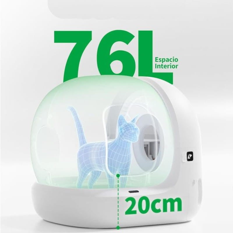 Caixa de Areia Autolimpante PETKIT Pura Max 2 Basic Kit – xSecure, App PETKIT e Capacidade Extragrande