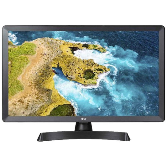 LG 24TQ510S-PZ 23.6" HD Smart TV com Wi-Fi – Preto / Cinzento