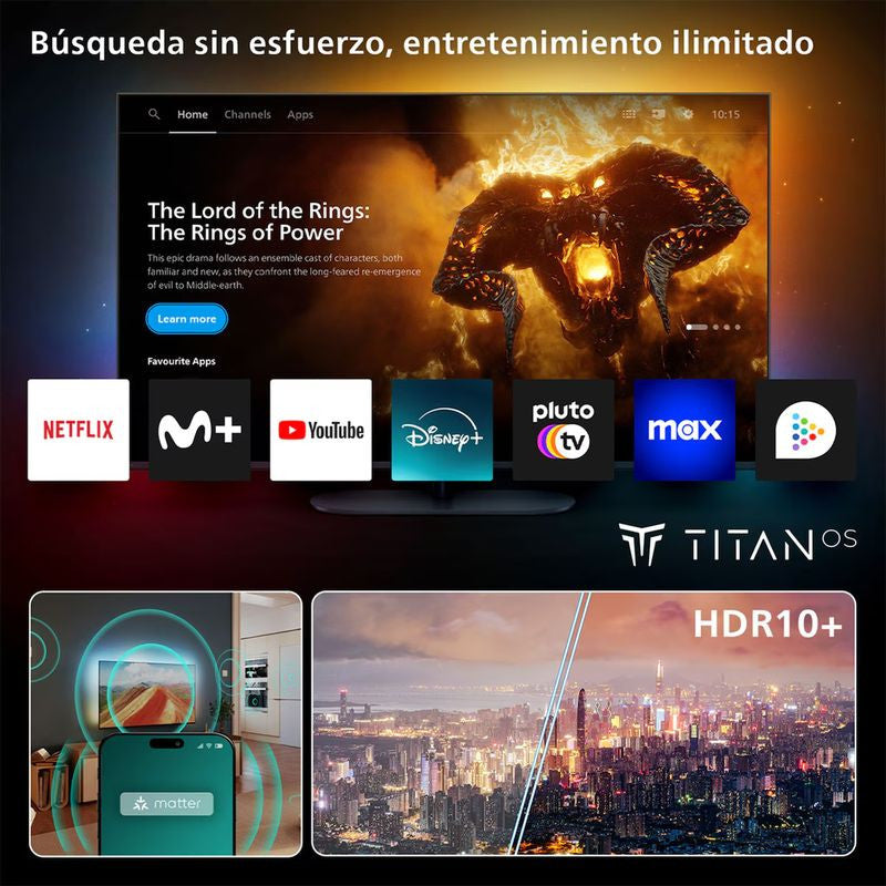 Philips 43PUS8010/12 – 43" 4K UHD LED Smart TV (Titan OS)